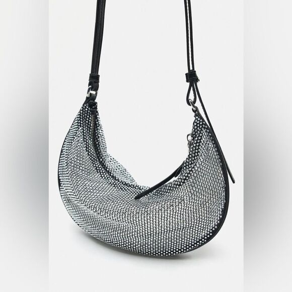 ZARA SPARKLY SHOULDER BAG - Picture 6 of 11